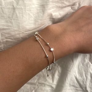 Silver Stars Bracelet